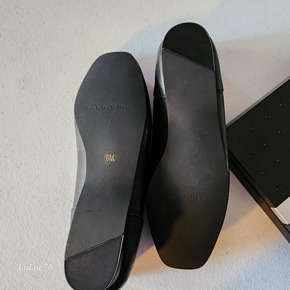 Bandolino Liberty Red Plaid and Black Leather Loafers 6M - Picture 7 of 9